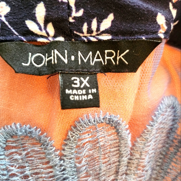 NWT John Mark kimono/topper, size 3X - Picture 5 of 9